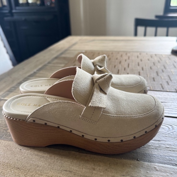 Cole Haan Suede Wedge Sandal - Picture 2 of 7